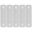5 Pack - Invisible Tie Stays Plastic 11cm*3cm