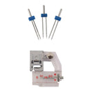 3x Stretch Twin Needles Double Needle + Adjustable Bias Binder Presser Foot