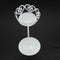 4pcs Mini White Dessert Stand with Premium Steel Material Cupcake Display,  S6B1