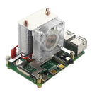 Raspberry Pi 40mm LED CPU Cooling Fan 5mm Copper Tube Cooler Tower Heatsink
