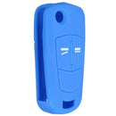 Silicone Flip Key Case 2 Button fob Cover for Vauxhall Opel Astra Vectra CO