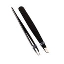 Professional Eyebrow Tweezer Slanted Hair Beauty Woman Beauty Makeup Black TOCA