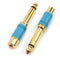 6.35mm 1/4 inch Male Mono TS to RCA Female Interconnect Audio Adapter Conve E3F4