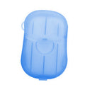 Disposable Paper Soap Travel Portable Hand Washing Cleaning Soap Blue
