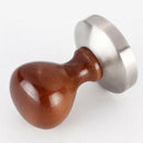 Tamper Wooden Handle 58mm Coffee Espresso Barista Bean Grinder Tamper Maker