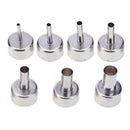 7pcs Round Nozzle for 858 Hot Wind Air Gun Welding Heat Resistant Soldering A