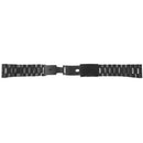 24mm Stainless Steel Watch Band Strap Straight End (Black) K1O4
