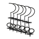 3Pcs Wrought Iron Wine Rack Wall Hanging Wine Holder with Screw Bottle DisplM2X2