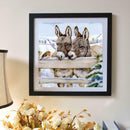 DIY Full Drill Diamond Painting Little Donkey Cross Stitch Embroidery Decor