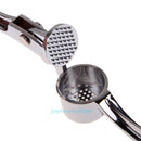 Stainless Steel Home Kitchen Garlic Press Squeezer Ginge Crusher Hand Tool