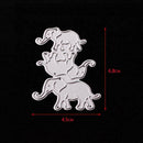 Elephant Cutting Dies Stencil DIY Scrapbooking Album Template Embossing Pap J0L1