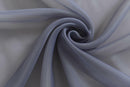 Eyelet Tulle Telylene Window Curtain Drape Sheer Blinds Valance Grey 1x2.1M