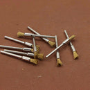 5PCS Mini Wire Brush Brushes Brass Cup Wheel for Grinder or Drill 3x5MM Set New