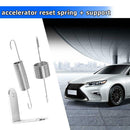Chrome Alloy Throttle Return Spring Bracket + Dual Springs for Chevy Ford