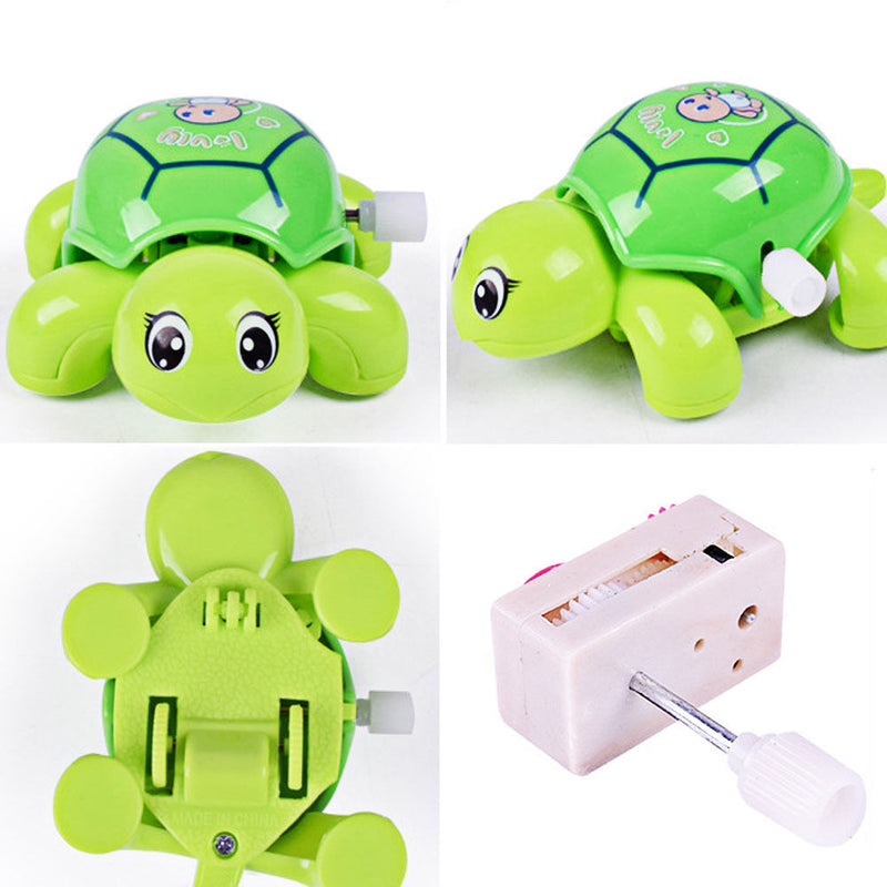 1pc New Kids Children Baby Wind-up Clockwork Cute Animal Tortoise Toys Gift