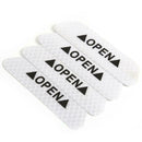 4pcs Car Reflective Tapes Warning Mark Reflective Open Notice Car Door Stickers