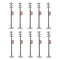 10Pcs Standard 1:87 Mini Electric Line Pole For Train Park Layout HO Scale
