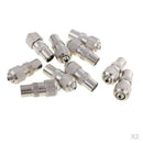 20 Pcs RF Male Plug Connector Fit for Cable TV Aerial Coaxial Coax Cable