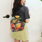 Geometric Print Backpacks Girls Preppy Women Small Shoulder School Bags