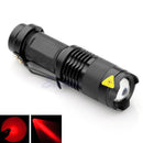 Portable UV Ultra Red LED Flashlight Zoomable Focus Blacklight Torch Light Lamp