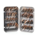 32pcs/Box Wet Flies Fly Fishing flies Kit Bass Sinking Assortment with Fly BoxJR
