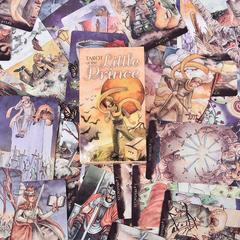Tarot of the Little Prince Cards Deck Instructional Booklet Divination Moon  Hn