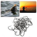 10 Pcs Fishing Hooks High Carbon Steel Lure Barbed With Balance Snap Accessories