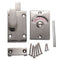 Toilet Wc Indicator Privacy Dead Door Lock Vacant Engaged Satin Nickel + Sc D8R8