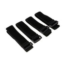 4x 67cm Cable Ties Strap W Buckle Hook Loop Fastener Sticky Tapes Organizer