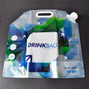 Portable Folding Water Storage Lifting Bag Liquid Bag Camping Hiking Carrier 10L