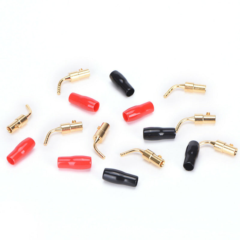 8PCS 2MM Audio Speaker Cable Pin Plug Banana Connector Screw For Hifi