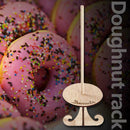 Wooden Donut Display Stand Doughnuts Dessert Holder for Wedding Party Decor