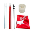 5-Section Golf Flag Stick, Flag And Putting Cup for Backyard Garden Training