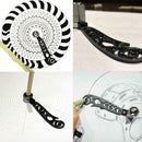 Multi-functional Measuring Drawing Ruler Magnetic Compass Ruler Draw Tool