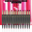 Pudaier New Women's Double Head Lipstick Lip Liner Matte Matte Lipstick Rot F8N2