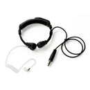 Throat Vibration Mic Earphone Headset NATO Plug for Radio CS A9Y5