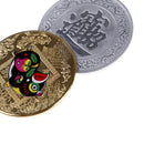 2pcs the Chinese zodiac pig anniversary coins commemorative coins tourism art M&