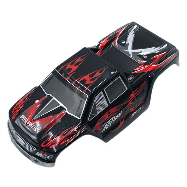 RC Car Body Shell Cover Compatible with 1/18 Wltoys A979-05 Red Painted