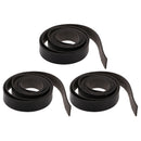 1.5cm Wide Pu Leather Strap For Garment Craft DIY Embellishments Set Of 3