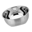Bowl Wash Rice Fruit Vegetable Kitchen Side-Bottom Strainer Sieve 26cm