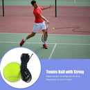 Rubber Woolen Tennis Ball with 4m String Replacement for Tennis Trainer