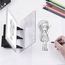 5.3x7.9" Sketch Tracing Drawing Board Optical Draw Projector Painting Reflection