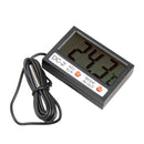 Car Mini 2.1inch  LCD Digital Thermometer for Indoor Outdoor Use Black
