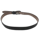 Simple Men Casual Waistband PU Leather Belt Smooth Buckle Belt, Black C3B1