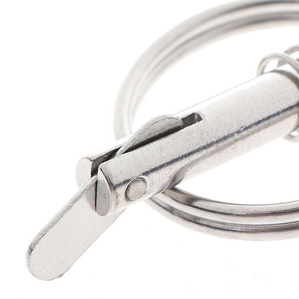 1pcs 6.3mm Stainless Steel Quick Release Pin ring for Boat Top Deck Hinge Mar Bj