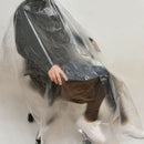 100x L Disposable Hair Cutting Cape Gown Barber Capes Gowns Apron with Clips