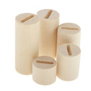 5 Pack Wooden Ring Jewelry Display Organizer Storage for Wedding Decor Gifts