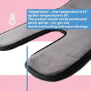 New 12V USB Car Carbon Fiber Heated Seat Warmer Pad for Kinds/Children At H
