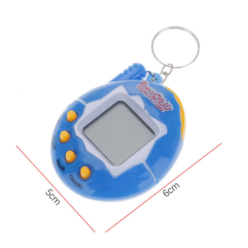 Cartoon Virtual Electronic Pet Mini Hand-hold Game Machine Digital XToy mas Gift