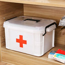 First Aid Kit Waterproof Plastic Storage Box Portable Outdoor Travel Car Dr